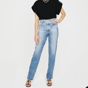 AG Alexxis Slim High Rise Vintage Slim Contour 360 Jeans